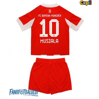 Bayern Munich Jamal Musiala #10 Echipament de Fotbal Replică 2025-26 Copii Acasa (+ Șorturi)